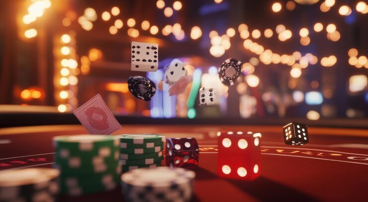 Baccarat card dealing sequence on olenation